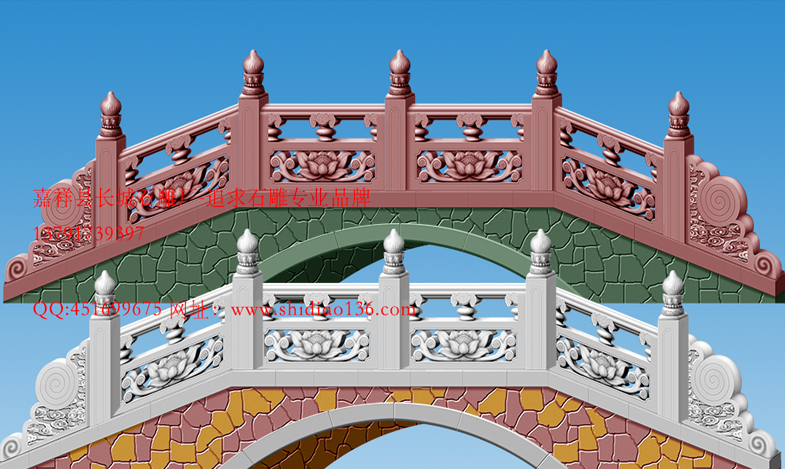 拱橋石雕欄桿怎么選購(gòu)設(shè)計(jì)_石欄桿效果圖